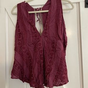 Free people sleeveless shirt